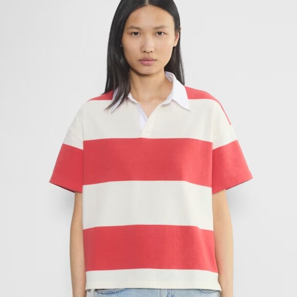 TNA Tops - NWT Aritzia TNA Lomu Polo T-shirt XL